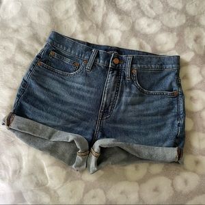 J. Crew High-Rise Jean Shorts Size 27